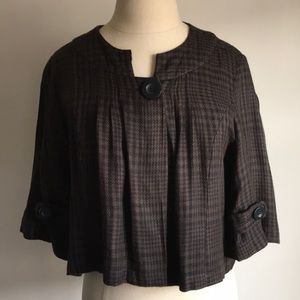 Plaid Cropped Jacket